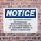 Signmission U.S. Government Property No Trespassing OSHA Notice Sign, Plastic, 10in W x 7in L, 2PK OS-2PACK-NS-P-710-L-18753 - alternate 5